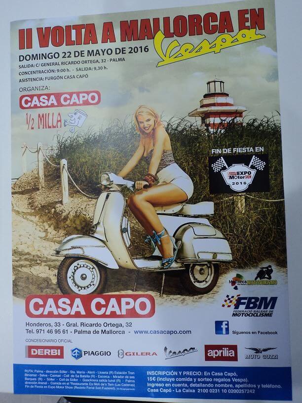 II VOLTA A MALLORCA EN VESPA 22/05/2016 II VOLTA A MALLORCA EN VESPA 22/05/2016