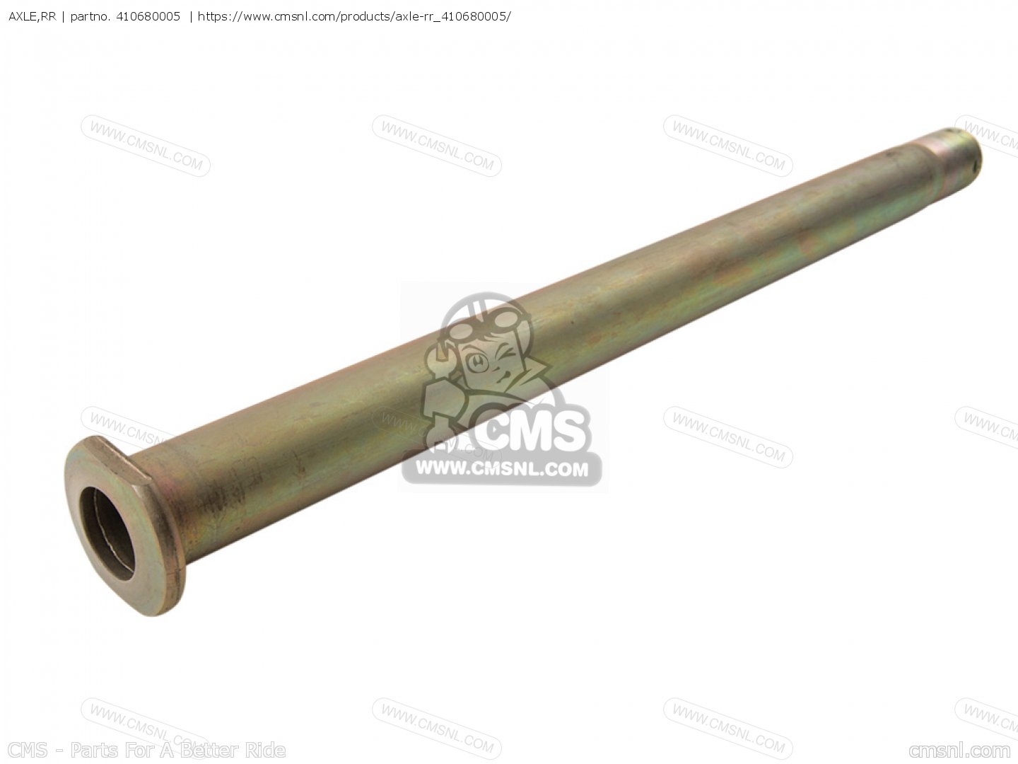 AXLE,RR | partno. 410680005 | https://www.cmsnl.com/products/axle-rr_410680005/CMS - Parts For A Better Ridecmsnl.com