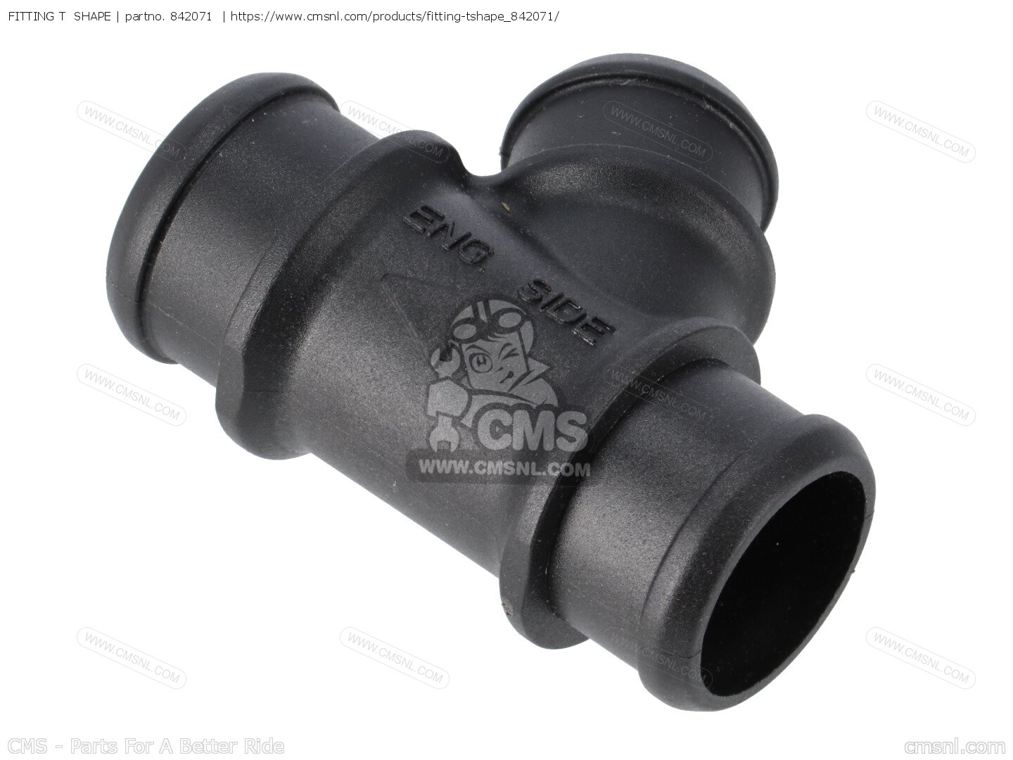 FITTING T SHAPE | partno. 842071 | https://www.cmsnl.com/products/fitting-tshape_842071/CMS - Parts For A Better Ridecmsnl.com